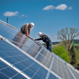 Intégration esthétique des panneaux photovoltaïques dans les bâtiments commerciaux La Madeleine